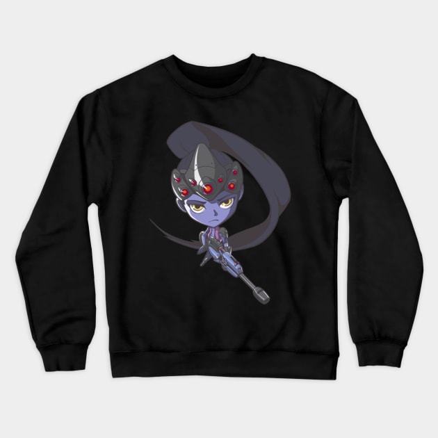 Overwatch Widowmaker Cute Spray Crewneck Sweatshirt Official Overwatch Merch