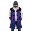 D Va Overwatch AOP Hooded Cloak Coat FRONT Mockup - Overwatch Shop