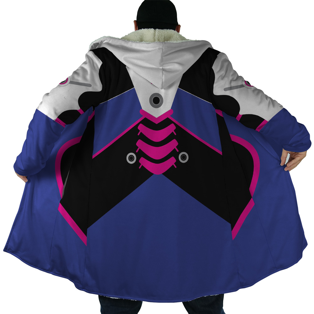 D Va Overwatch AOP Hooded Cloak Coat NO HOOD Mockup - Overwatch Shop