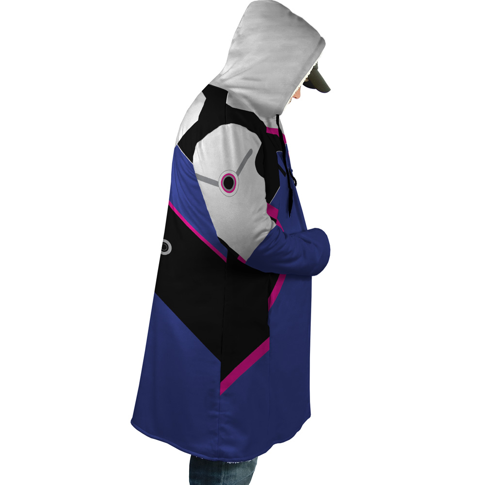 D Va Overwatch AOP Hooded Cloak Coat RIGHT Mockup - Overwatch Shop