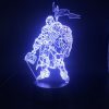 Game Hero Overwatch Ow Dva 3d Led Lamp For Bedroom Anime Night Lights Figure Manga Avatar 11 - Overwatch Shop