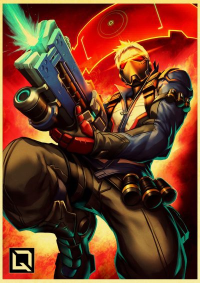 Game Must Try Poster Overwatch retro Must Try Posters kraft wall