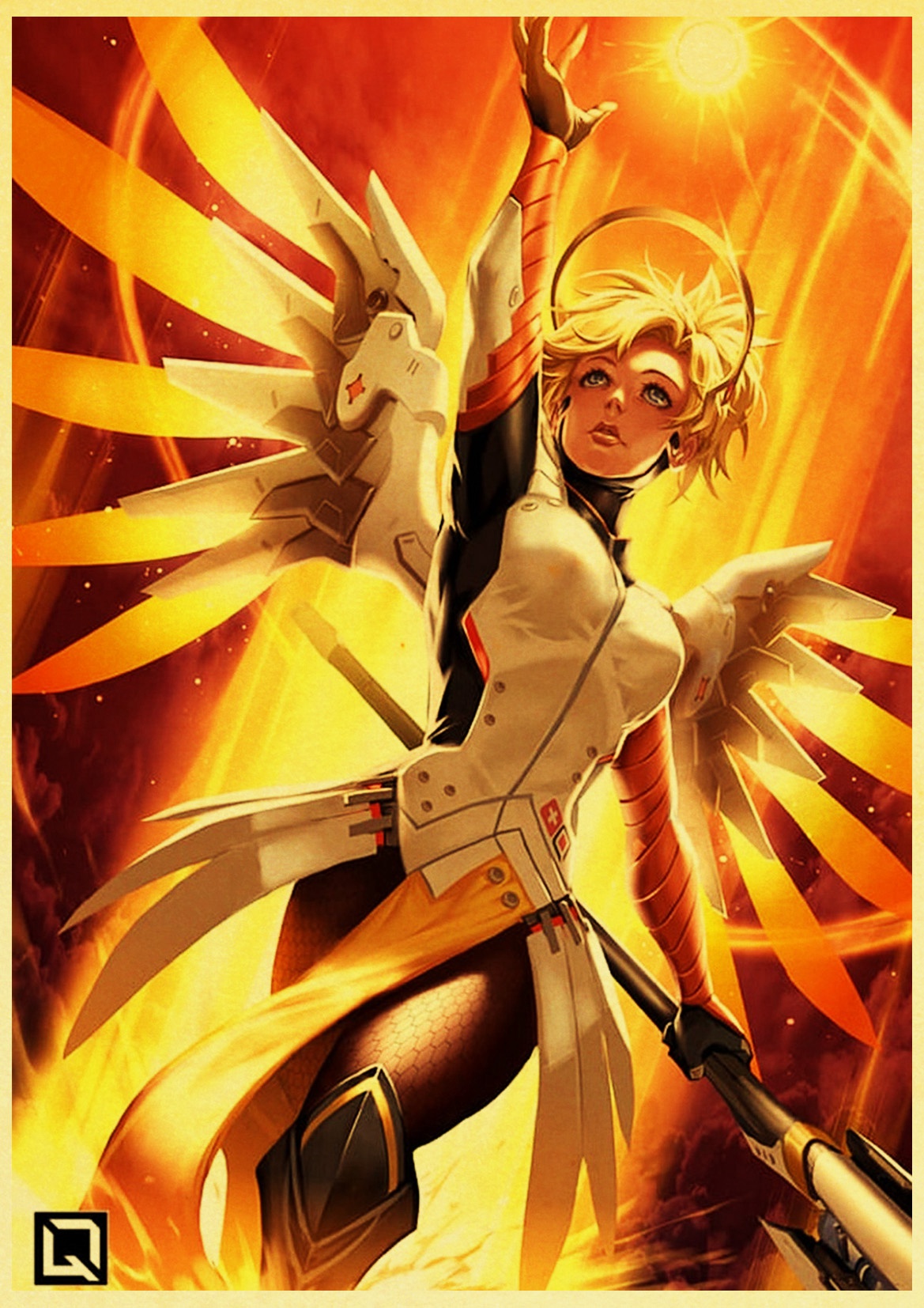 Game Poster Overwatch widowmaker retro posters kraft wall paper High Quality Painting For Home Decor Wall 10 - Overwatch Shop