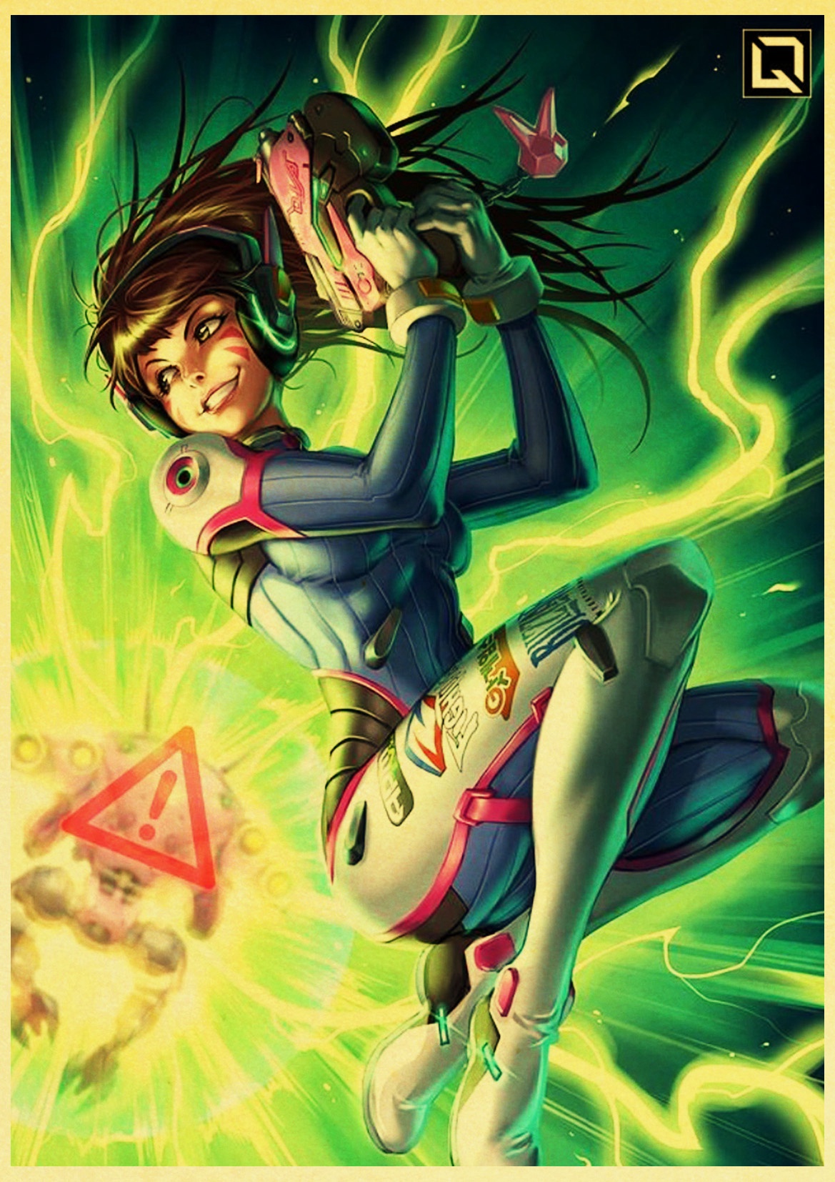 Game Poster Overwatch widowmaker retro posters kraft wall paper High Quality Painting For Home Decor Wall 11 - Overwatch Shop