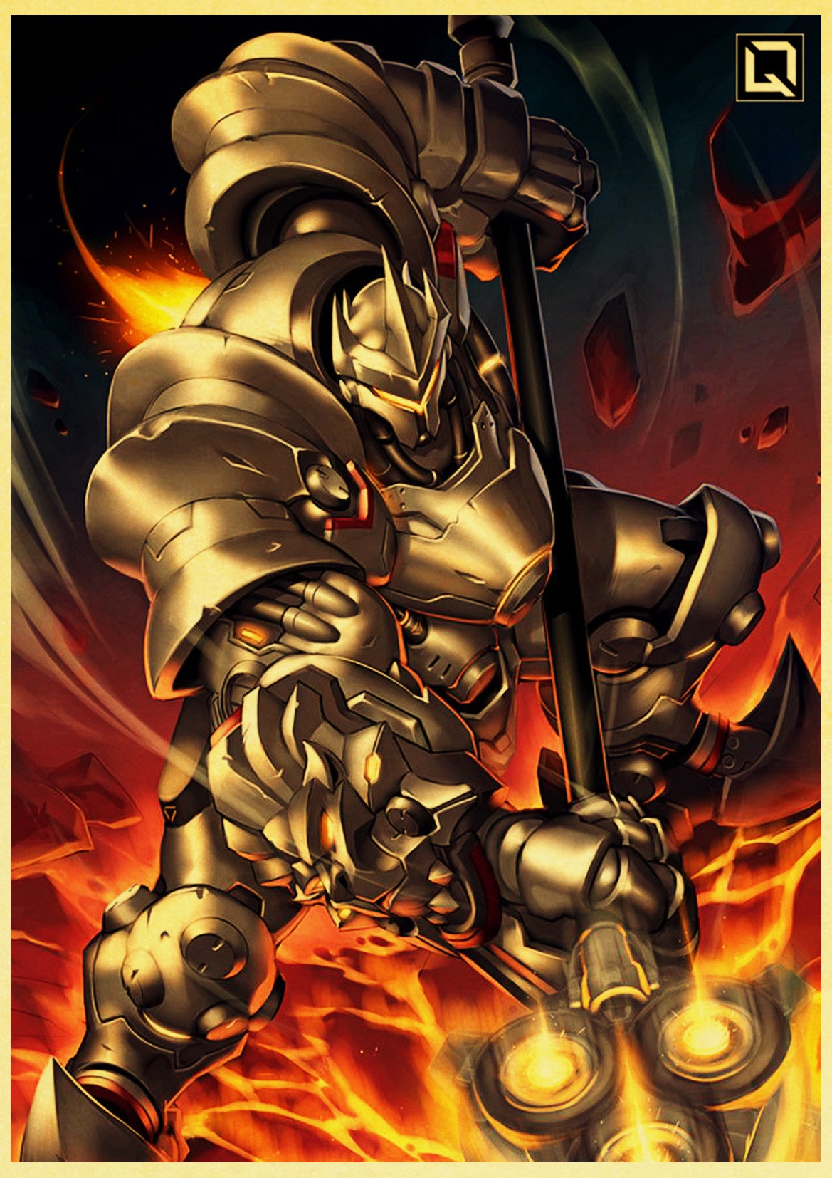 Game Poster Overwatch widowmaker retro posters kraft wall paper High Quality Painting For Home Decor Wall 12 - Overwatch Shop