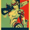 Game Poster Overwatch widowmaker retro posters kraft wall paper High Quality Painting For Home Decor Wall 18 - Overwatch Shop