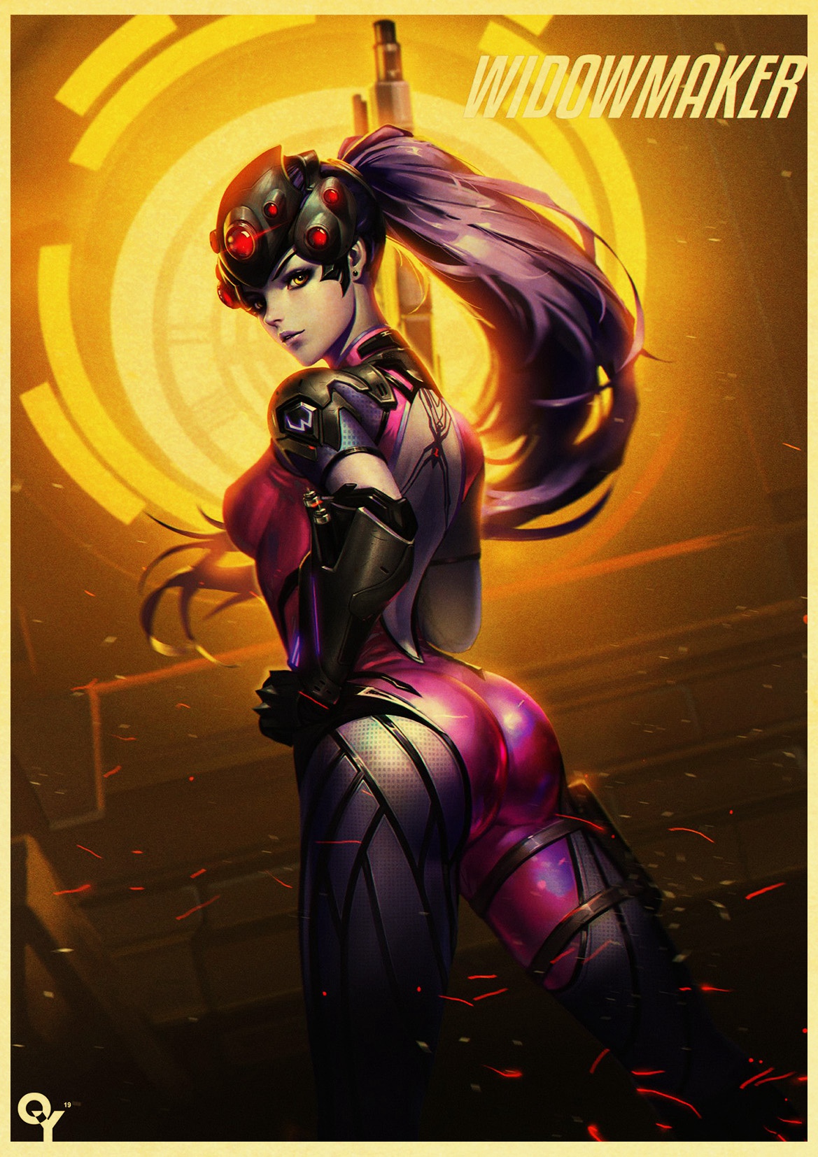 Game Poster Overwatch widowmaker retro posters kraft wall paper High Quality Painting For Home Decor Wall 22 - Overwatch Shop