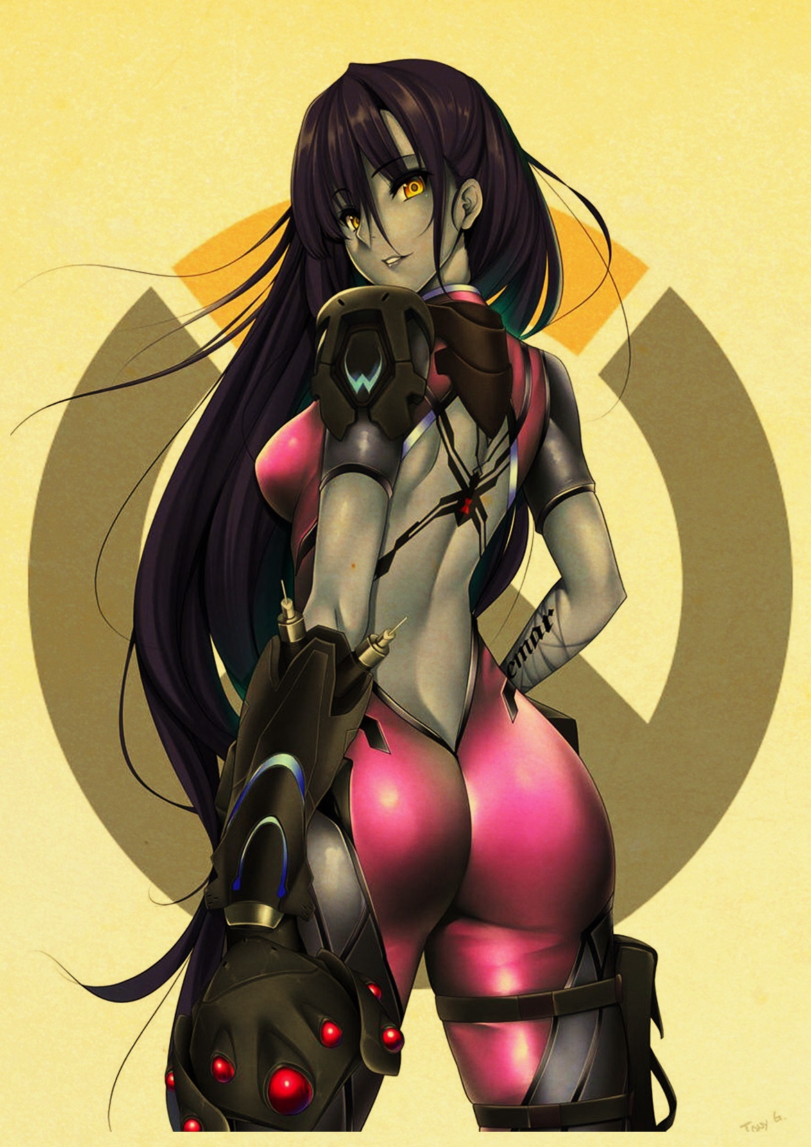 Game Poster Overwatch widowmaker retro posters kraft wall paper High Quality Painting For Home Decor Wall 23 - Overwatch Shop