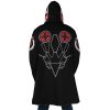 Genji Oni Mask Overwatch AOP Hooded Cloak Coat BACK Mockup - Overwatch Shop