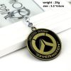 Hot Games Vintage Overwatch Keychains Anime Key Cover Key Holder Keyring Jewelry Men Chaveiro Llaveros 1 - Overwatch Shop