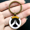 Hot Games Vintage Overwatch Keychains Anime Key Cover Key Holder Keyring Jewelry Men holiday gift Chaveiro 1 - Overwatch Shop