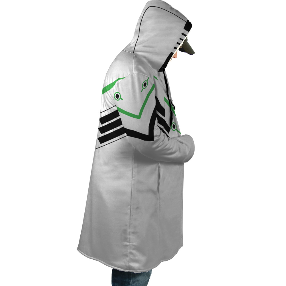 Nerf Genji Overwatch AOP Hooded Cloak Coat RIGHT Mockup - Overwatch Shop