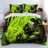 OW Overwatch Game Gamer DVA Comforter Bedding Set Duvet Cover Bed Set Quilt Cover Pillowcase King 11 - Overwatch Shop