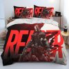 OW Overwatch Game Gamer DVA Comforter Bedding Set Duvet Cover Bed Set Quilt Cover Pillowcase King 14 - Overwatch Shop