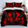 OW Overwatch Game Gamer DVA Comforter Bedding Set Duvet Cover Bed Set Quilt Cover Pillowcase King 3 - Overwatch Shop