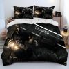 OW Overwatch Game Gamer DVA Comforter Bedding Set Duvet Cover Bed Set Quilt Cover Pillowcase King 6 - Overwatch Shop