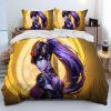 OW Overwatch Game Gamer DVA Comforter Bedding Set Duvet Cover Bed Set Quilt Cover Pillowcase King 8 - Overwatch Shop
