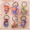 Overwatch Keychain Clear Acrylic Key Chain Pendant Anime Accessories Cartoon Key Ring 2 - Overwatch Shop