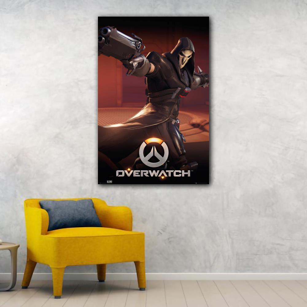 Overwatch Video Game Canvas Art Poster and Wall Art Picture Print Modern Family bedroom Decor Posters 1 - Overwatch Shop