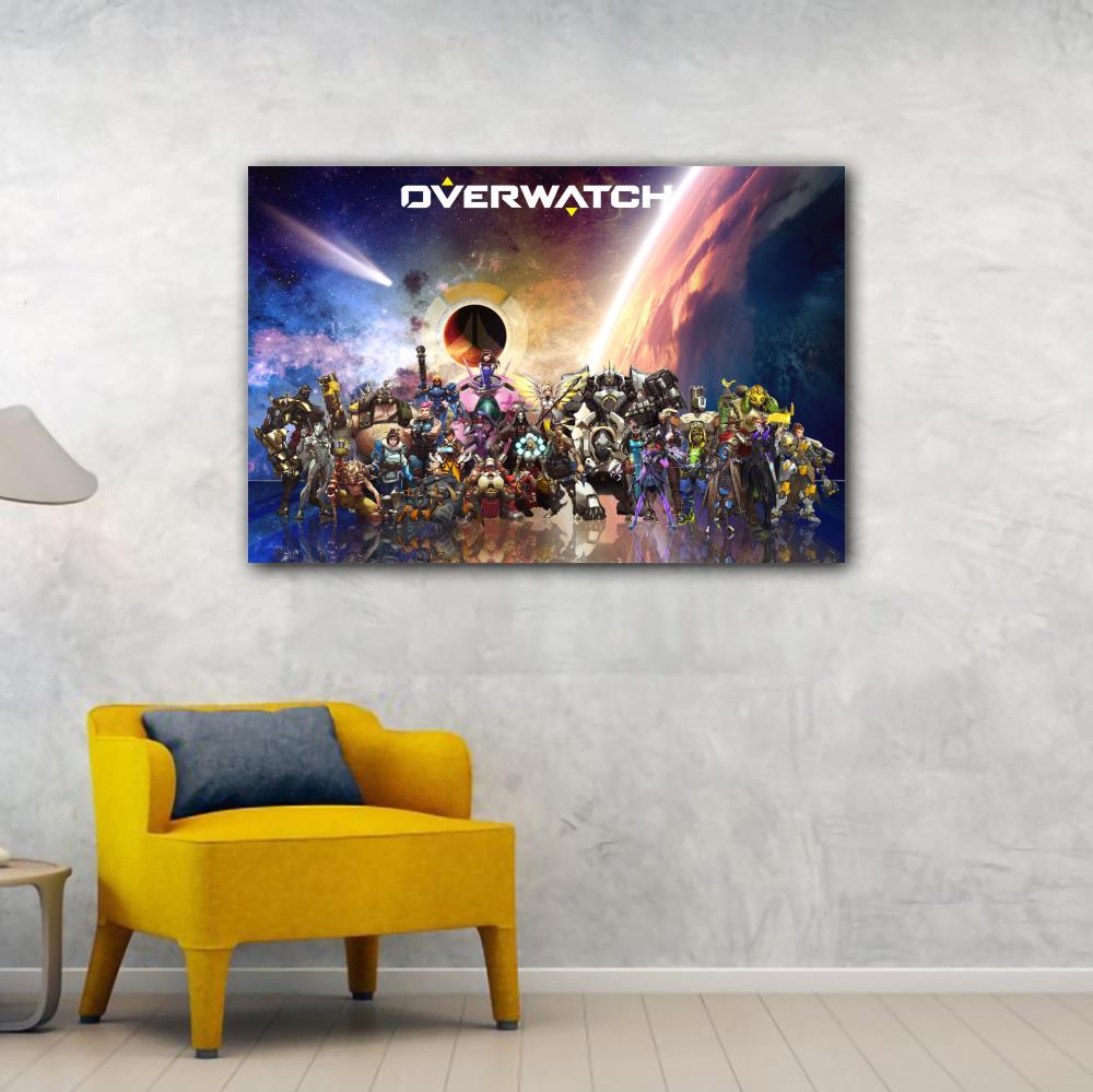 Overwatch Video Game Canvas Art Poster and Wall Art Picture Print Modern Family bedroom Decor Posters 12 - Overwatch Shop