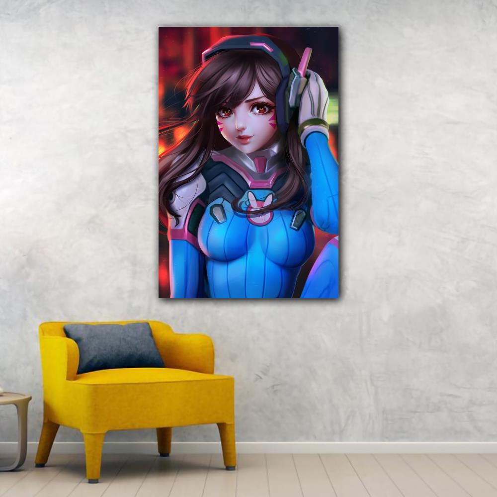 Overwatch Video Game Canvas Art Poster and Wall Art Picture Print Modern Family bedroom Decor Posters 13 - Overwatch Shop