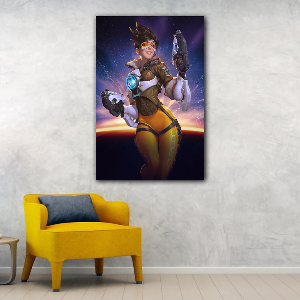 Overwatch Video Game Canvas Art Poster and Wall Art Picture Print Modern Family bedroom Decor Posters 21 - Overwatch Shop