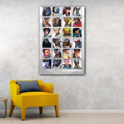 Overwatch Video Game Canvas Art Must Try Poster and Wall Art