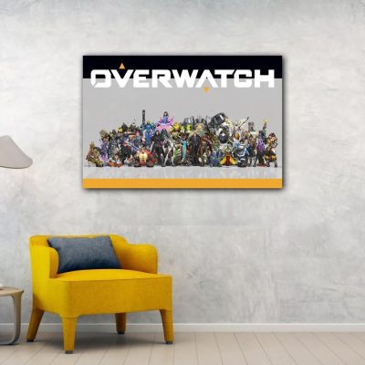 Overwatch Video Game Canvas Art New Style Poster and Wall Art