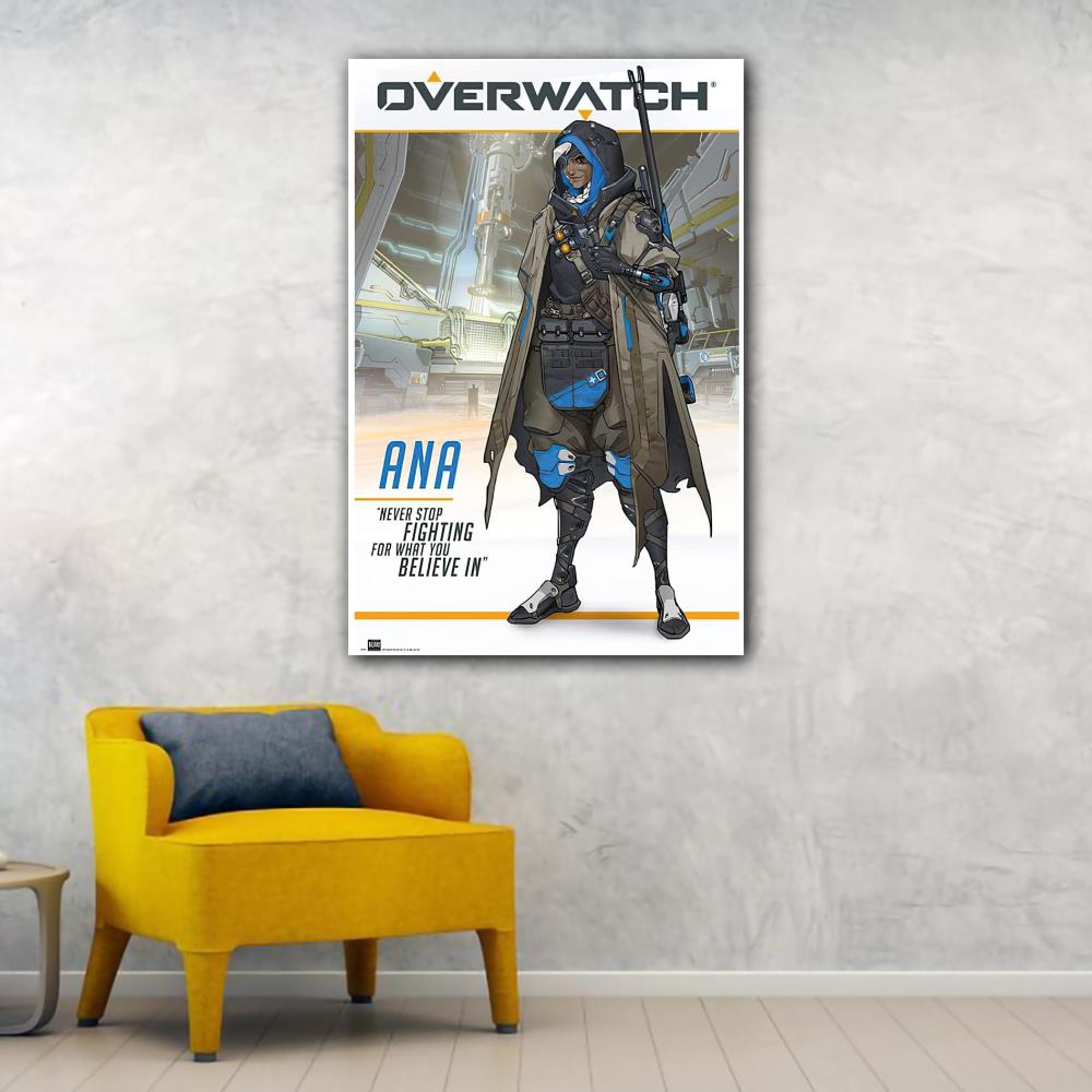 Overwatch Video Game Canvas Art Poster and Wall Art Picture Print Modern Family bedroom Decor Posters 6 - Overwatch Shop