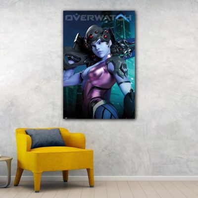 Widowmaker Overwatch Game Canvas Art Poster and Wall Art