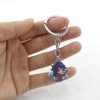 TAFREE Overwatch Keychain Acrylic Epoxy resin Key Chain Pendant Anime Accessories Cartoon Key Ring Handmade 3 - Overwatch Shop