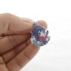 TAFREE Overwatch Keychain Acrylic Epoxy resin Key Chain Pendant Anime Accessories Cartoon Key Ring Handmade 4 - Overwatch Shop