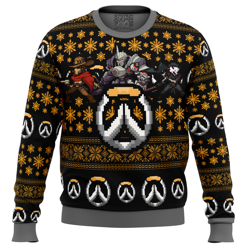 Ugly Christmas Sweater front 62 - Overwatch Shop