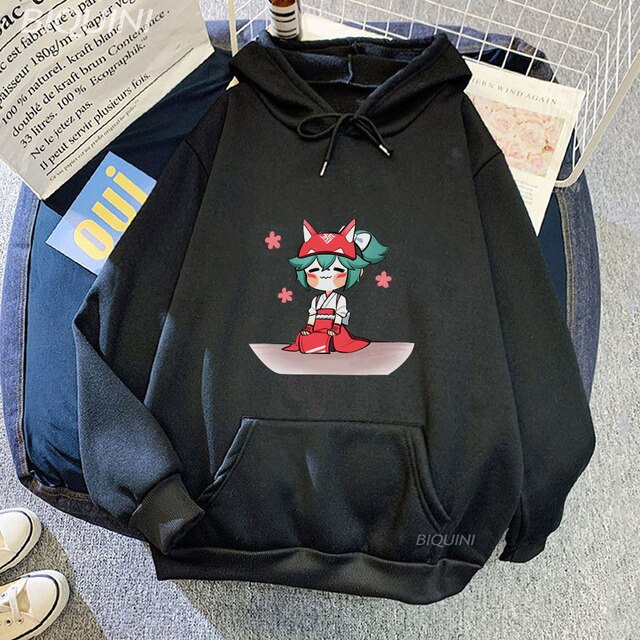 Anime Overwatch 2 Kawaii Kiriko Hoodies Hot Game Anime Manga Fans Men Women Clothing Winter - Overwatch Shop