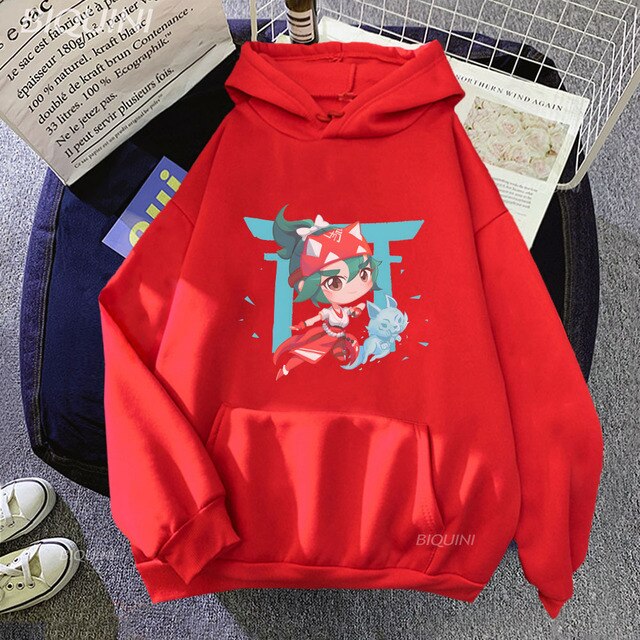 Anime Overwatch 2 Kawaii Kiriko Printed Hoodies Hot Game Anime Winter Man Women Hoodie Spring Autumn 10.jpg 640x640 10 - Overwatch Shop