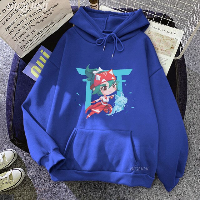 Anime Overwatch 2 Kawaii Kiriko Printed Hoodies Hot Game Anime Winter Man Women Hoodie Spring Autumn 11.jpg 640x640 11 - Overwatch Shop