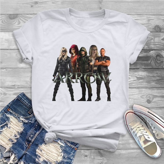 Funny Team Arrow T Shirt for Women Round Neck T Shirts Overwatch Game Short Sleeve Tee 1.jpg 640x640 1 - Overwatch Shop
