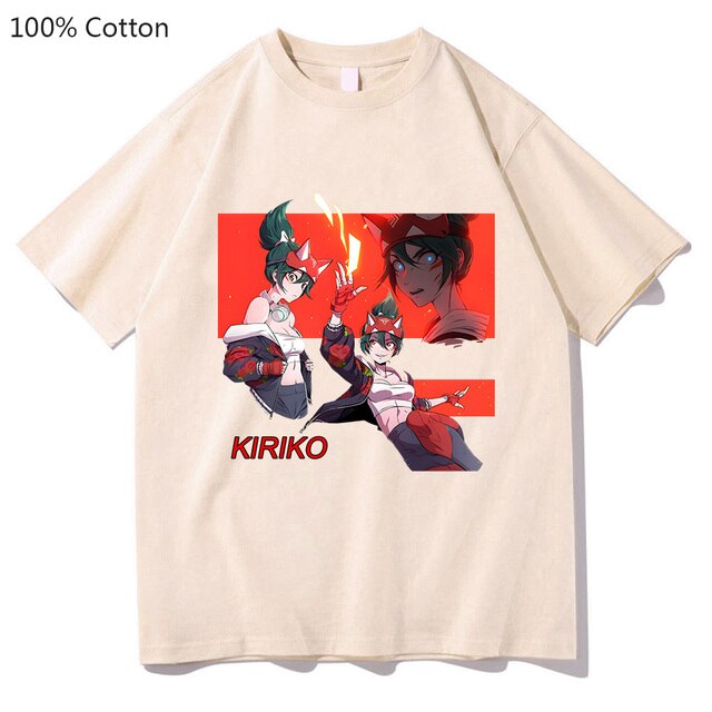 Kiriko Game Overwatch 2 T shirts WOMEN 100 Cotton T Shirts Sense of Design Tshirts Handsome 3.jpg 640x640 3 - Overwatch Shop