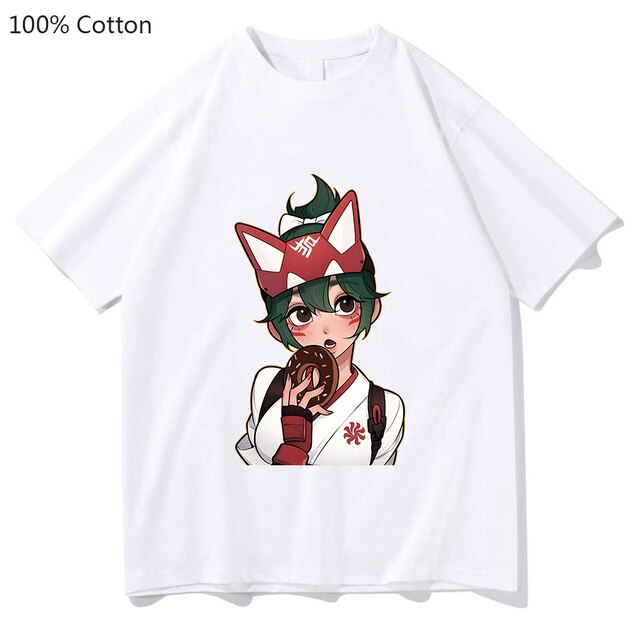 Kiriko Overwatch 2 Harajuku T shirts WOMEN 100 Cotton T Shirts Doughnut Tshirts Kawaii Cute Popular 1.jpg 640x640 1 - Overwatch Shop