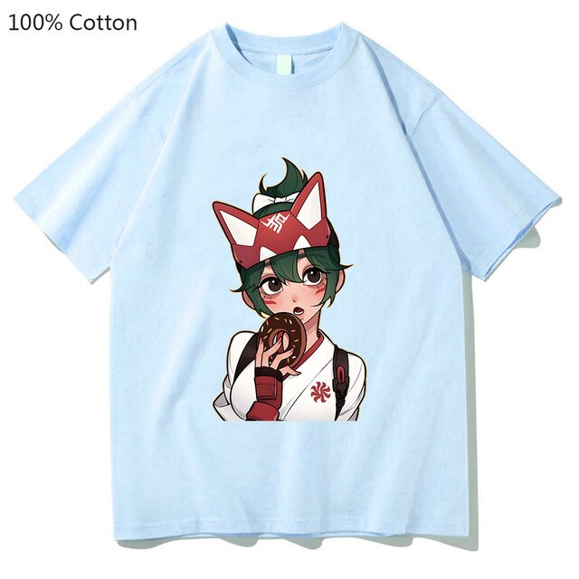 Kiriko Overwatch 2 Harajuku T shirts WOMEN 100 Cotton T Shirts Doughnut Tshirts Kawaii Cute Popular 4.jpg 640x640 4 - Overwatch Shop