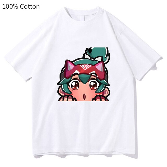 Kiriko Overwatch 2 T shirts WOMEN 100 Cotton Kawaii Cute T Shirts Hot Game Tshirts Handsome 2.jpg 640x640 2 - Overwatch Shop