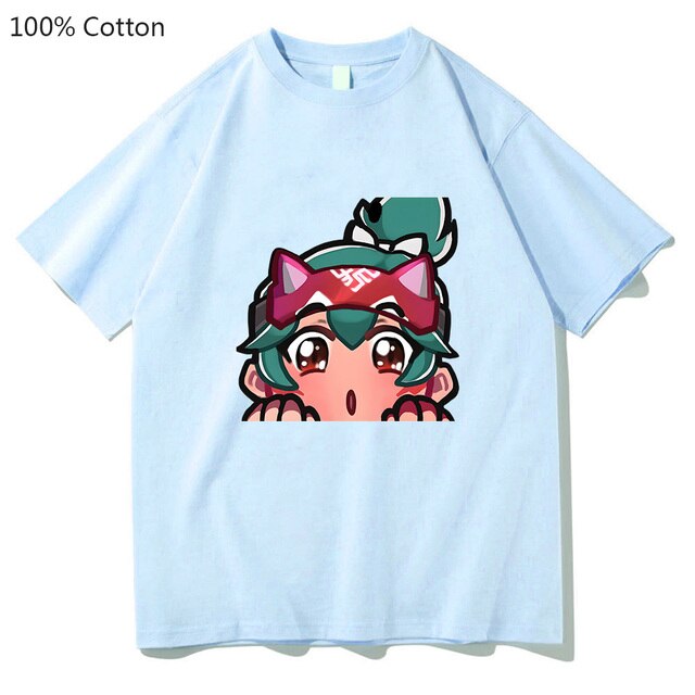 Kiriko Overwatch 2 T shirts WOMEN 100 Cotton Kawaii Cute T Shirts Hot Game Tshirts Handsome 4.jpg 640x640 4 - Overwatch Shop