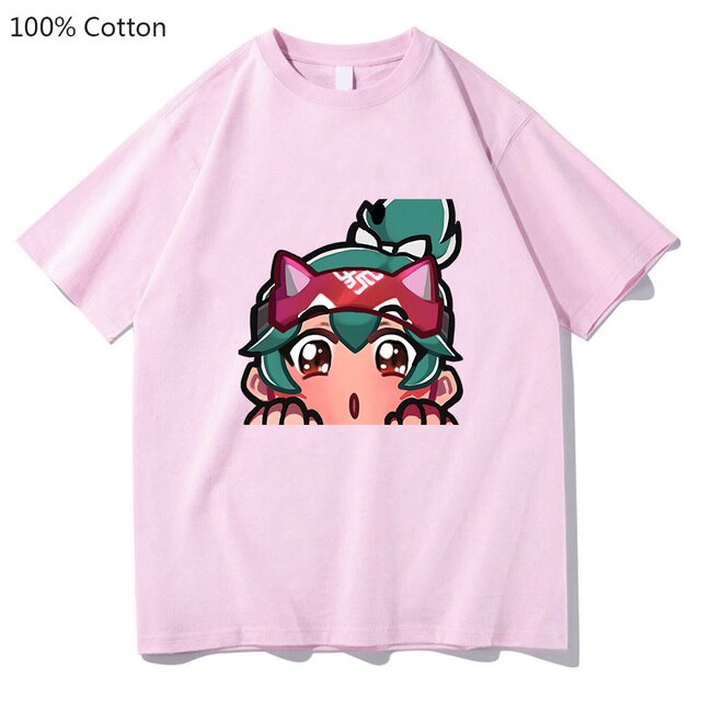 Kiriko Overwatch 2 T shirts WOMEN 100 Cotton Kawaii Cute T Shirts Hot Game Tshirts Handsome 5.jpg 640x640 5 - Overwatch Shop