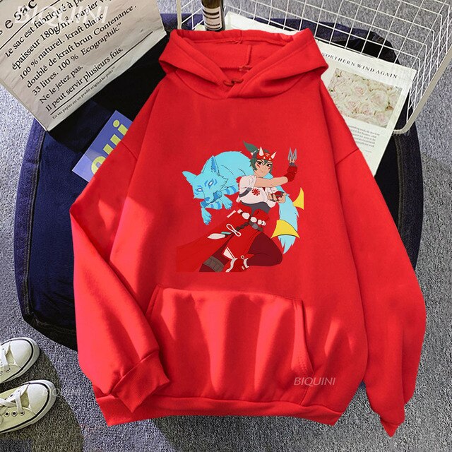 Overwatch 2 Kiriko and Fox Hoodies Funny Print Hot Game Tops Winter Warm Woman Sweatshirt Autumn 10.jpg 640x640 10 - Overwatch Shop