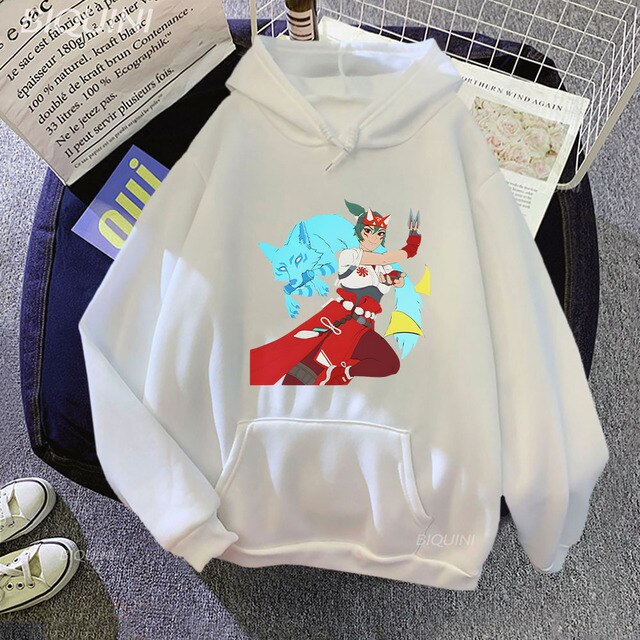 Overwatch 2 Kiriko and Fox Hoodies Funny Print Hot Game Tops Winter Warm Woman Sweatshirt Autumn 3.jpg 640x640 3 - Overwatch Shop