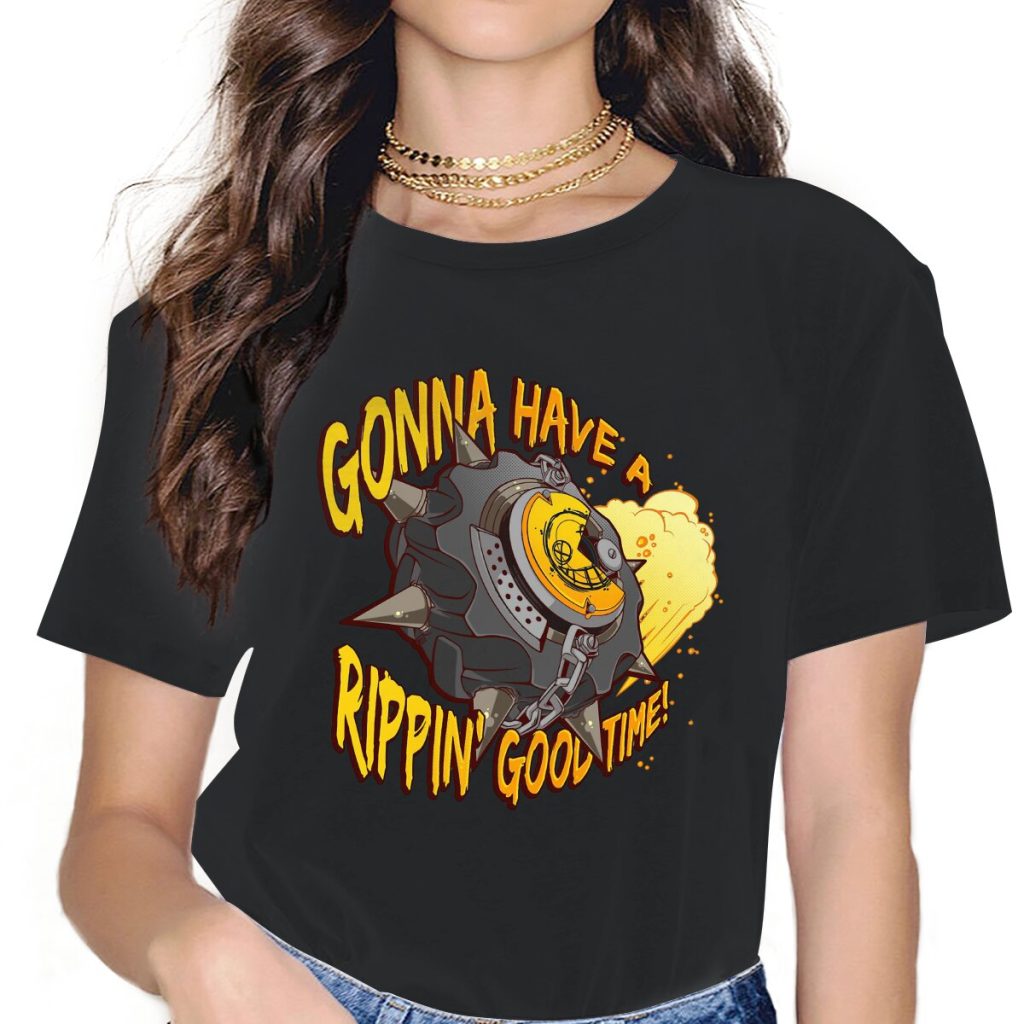 Women Gonna Have a Rippin Good Time T Shirts Overwatch Game Clothes Novelty Short Sleeve Round - Overwatch Shop