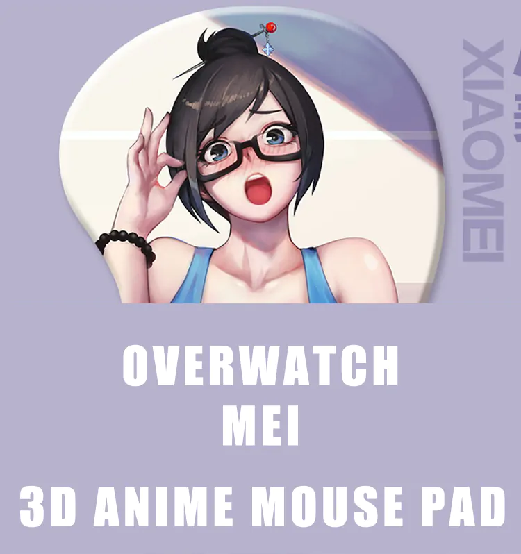 Mei 3D OverWatch Game Boobs Mouse Pad