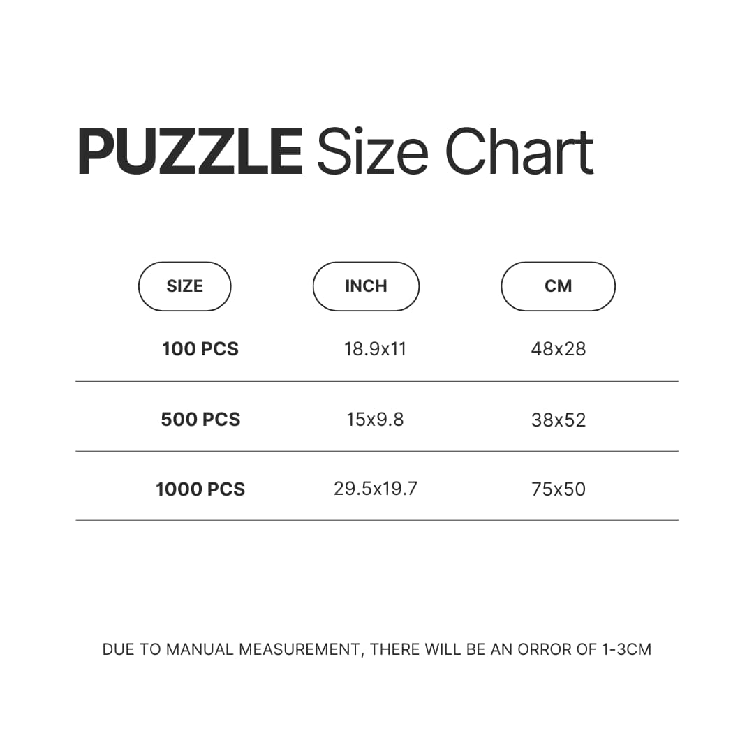 Puzzle Size Chart - Overwatch Shop