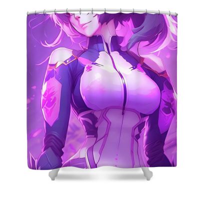 DVA Overwatch cosplay Shower Curtain