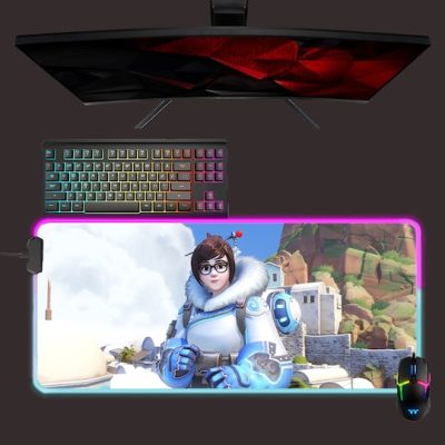 Overwatch Mei RGB Mouse Pad